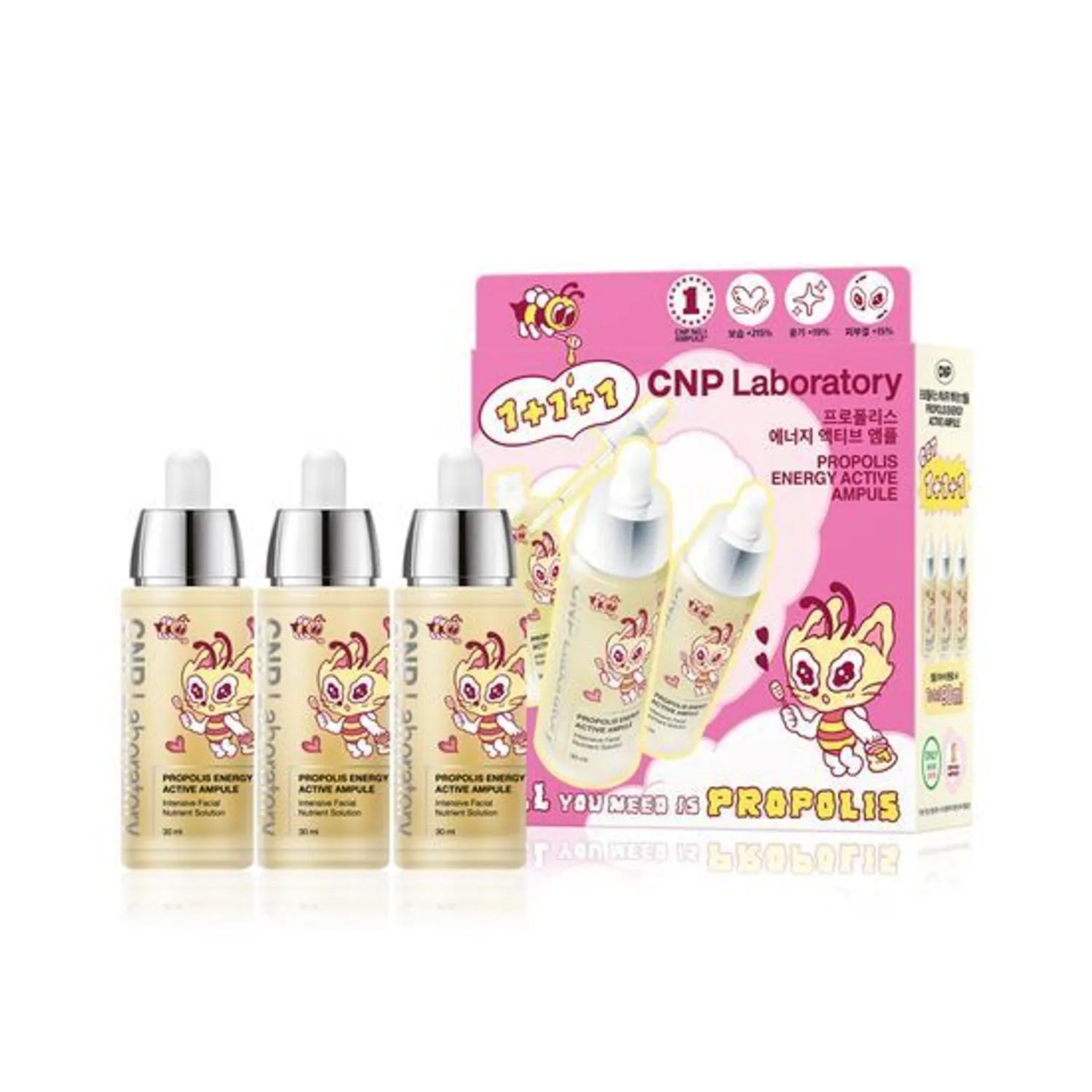 CNP Propolis Energy Active Ampule 30ml Triple Set