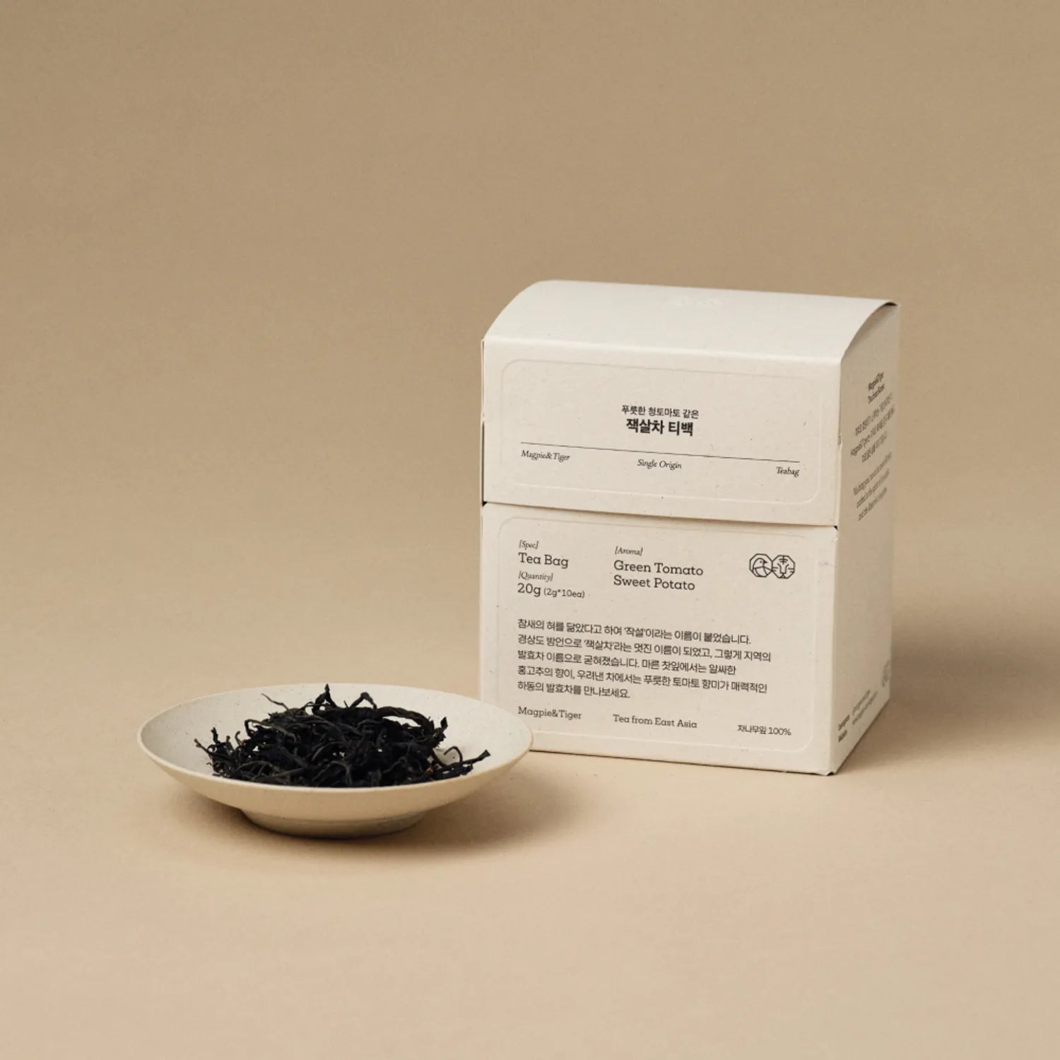 Magpie&Tiger Teabag #Jaeksal Tea 2g 10ea