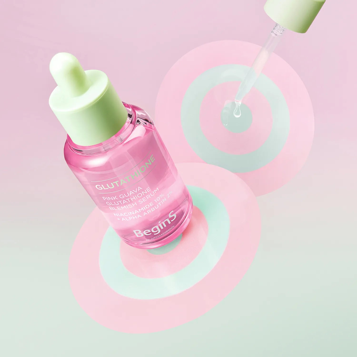 begins by JUNGSAEMMOOL Pink Guava Glutathione Blemish Serum 30ml