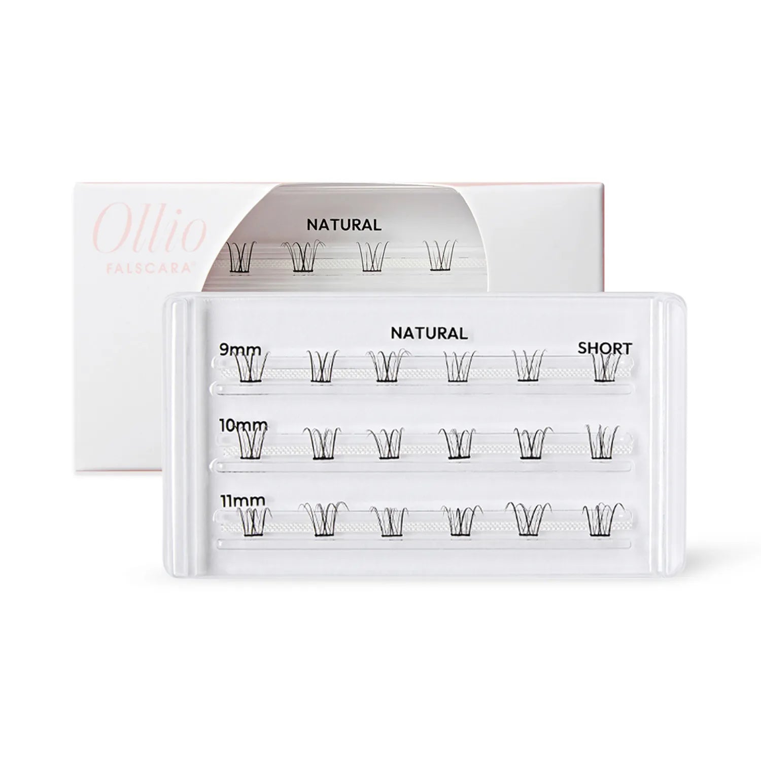 Ollio Falscara Eyelash [Single PACK] (9/10/11mm) 18pcs