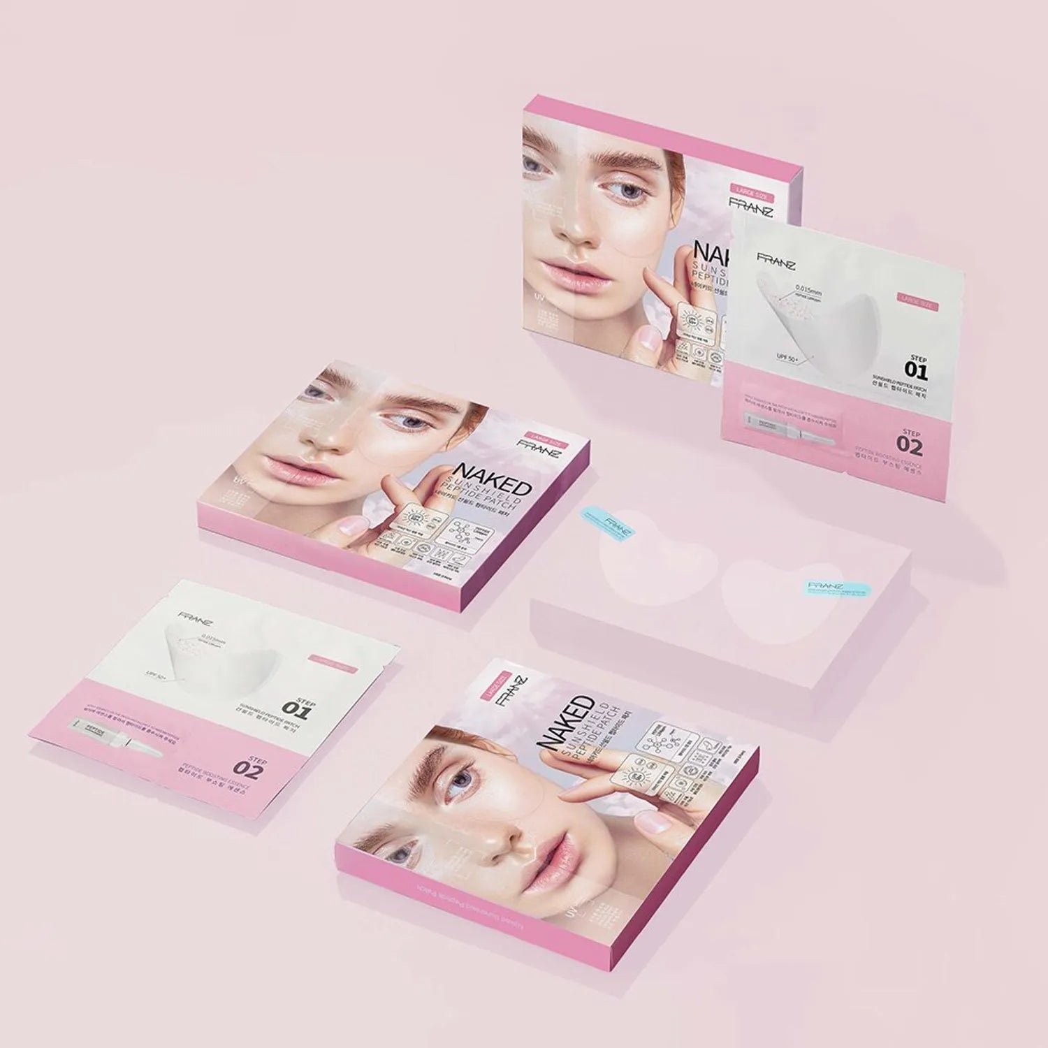 FRANZ Naked Sunshield Peptide Patch L Size 5ea