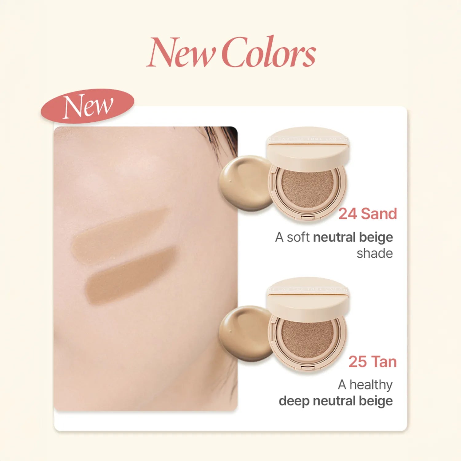 ★DEEP SHADE★ THE TOOL LAB Stamp Skin Fit Cushion #Glow&nbsp;[SINGLE]