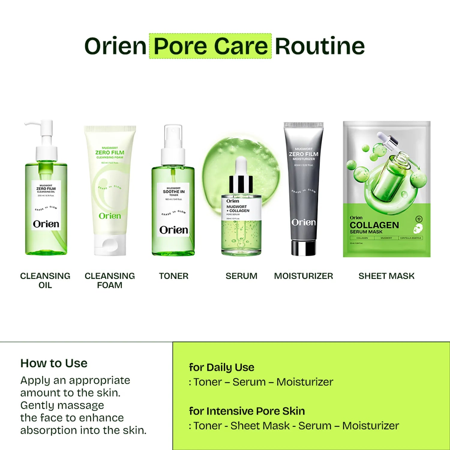 orien Mugwort Collagen Pore Serum 30ml