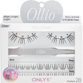 Ollio No Glue Eyelash [Mixx PACK] (8/9/10/11mm) 28pcs (+Mini Tweezer)