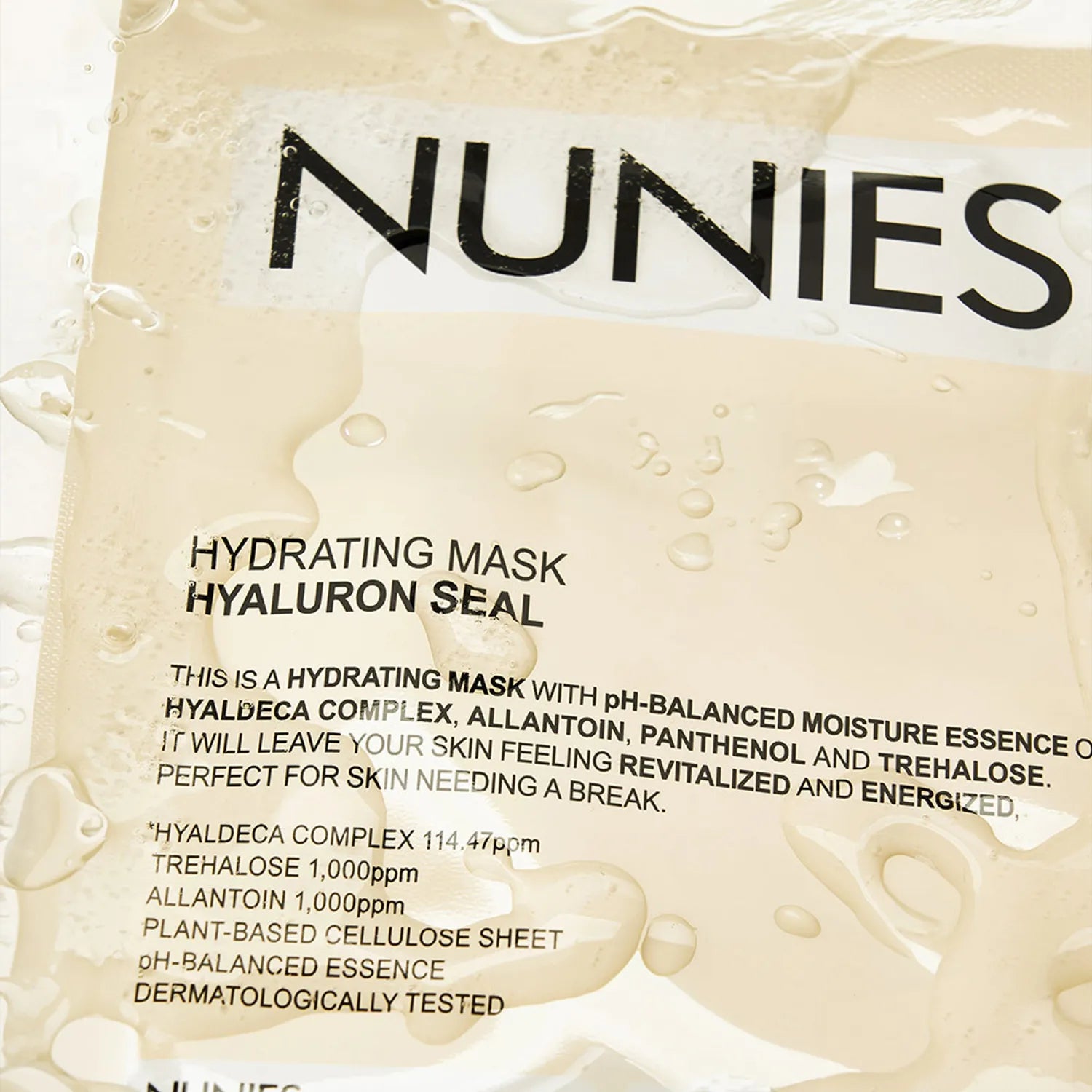 NUNIES Hydrating Sheet Mask Hyaluron Seal 5ea