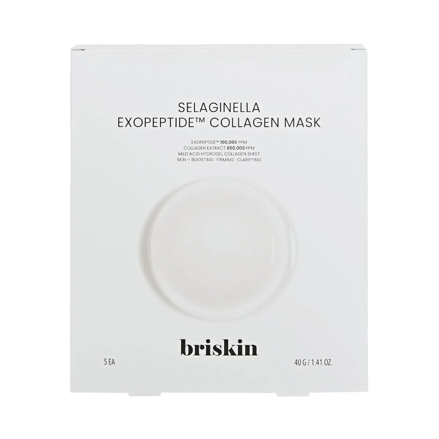briskin Selaginella Exopeptide Collagen Mask Sheet 5P