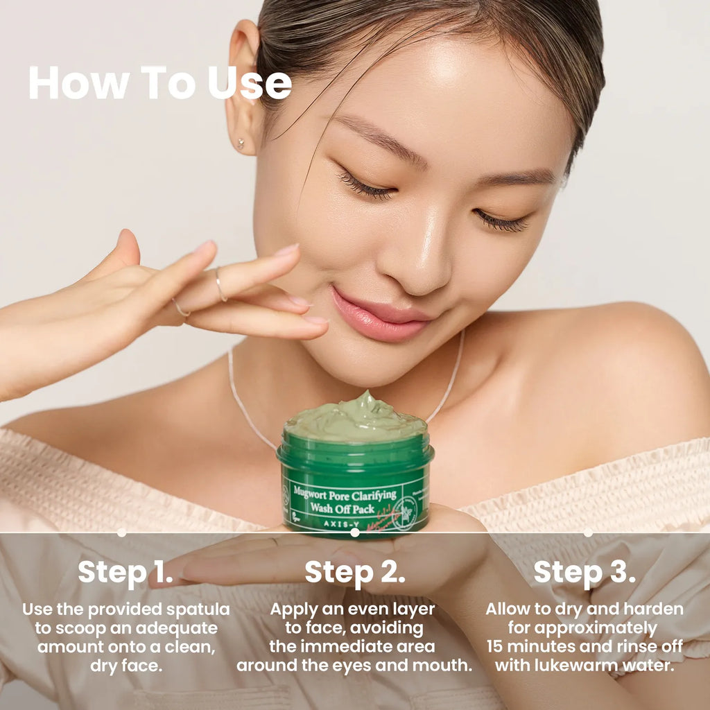 AXIS-Y Mugwort Pore Clarifying Wash Off Pack 100mL