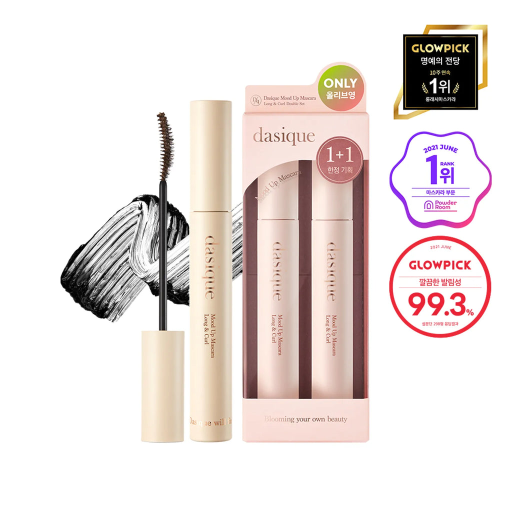 dasique Mood Up Mascara Long&Curl 1+1 Set