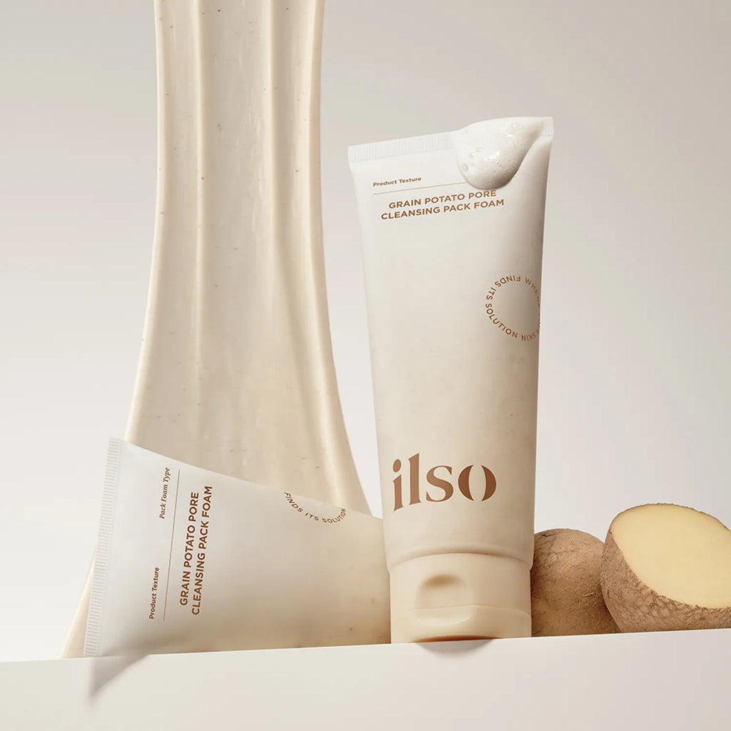 [BOOSIL GAMJA EDITION] ilso Grain Potato Cleansing Pack Foam 150ml Set (+Cleansing Brush+Potato Stickers)
