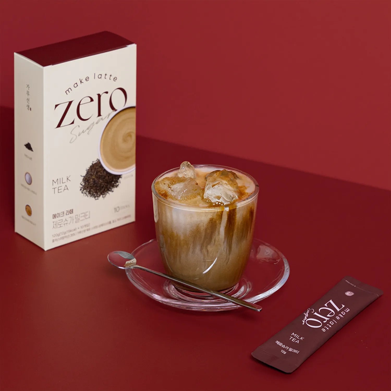 Garumaster Make Latte Zero Sugar #Milk Tea 12g*10ea