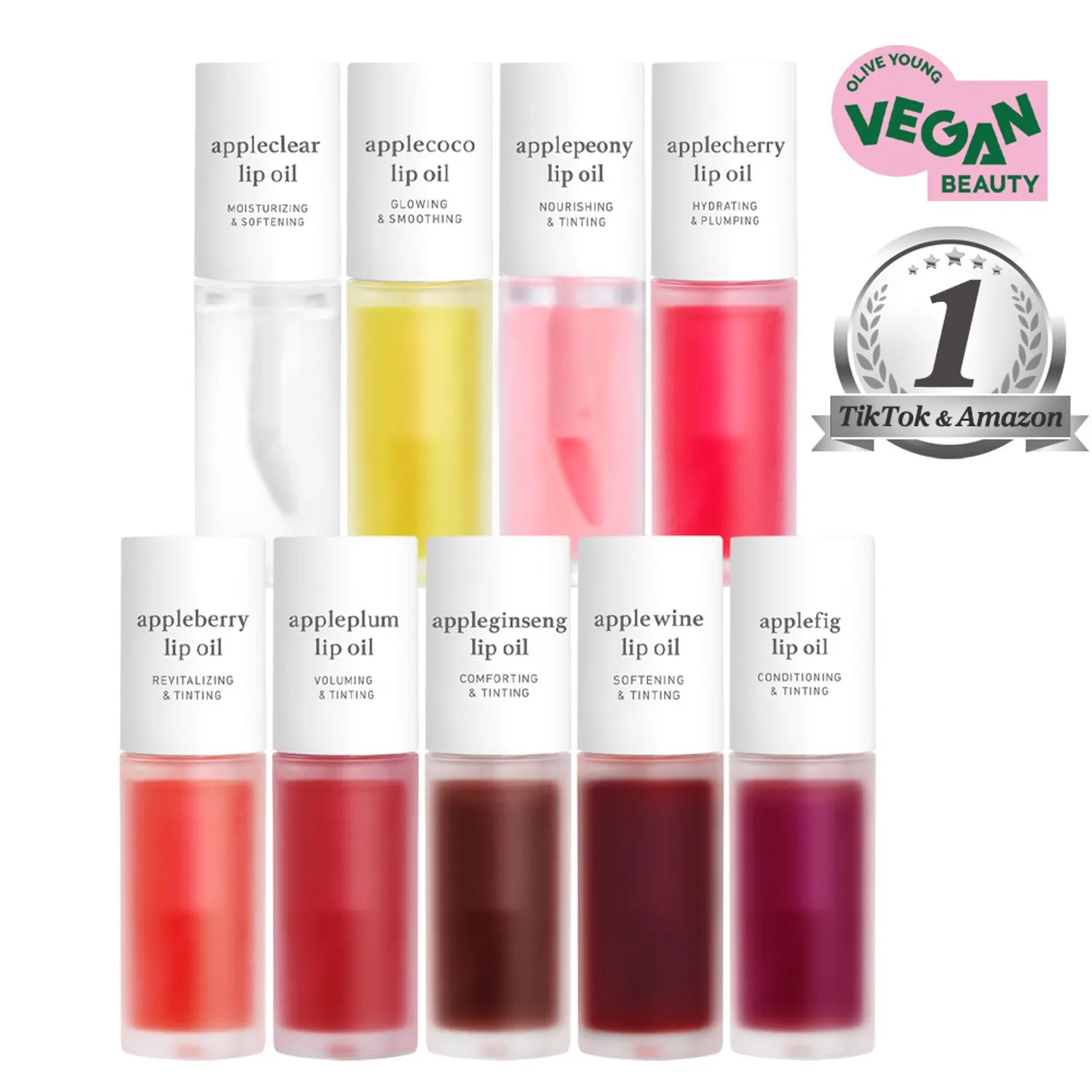 Nooni Apple Lip Oil (11 colors)