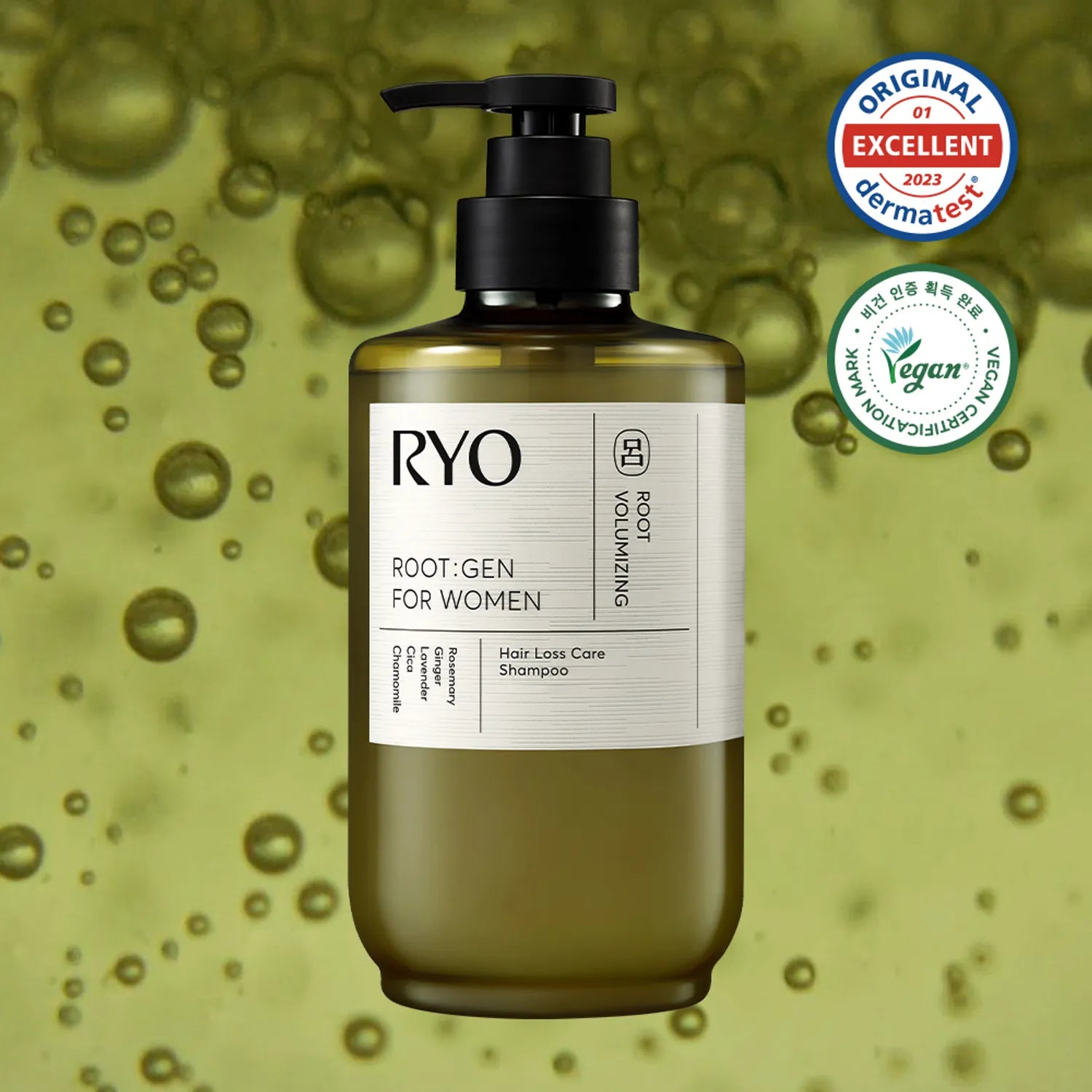 Ryo Root:Gen Scalp Care Shampoo for women 353mL Special Set (+100mL) Choose 1 out