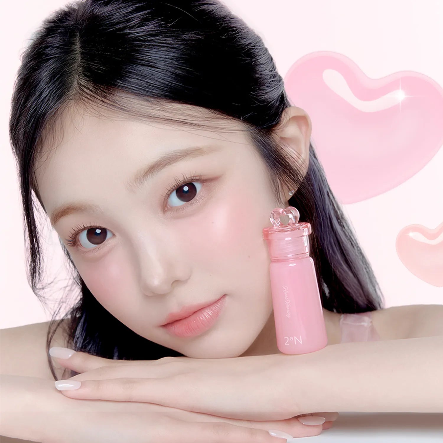 2aN Heart Wearing Liquid Cheek (9 Colors)