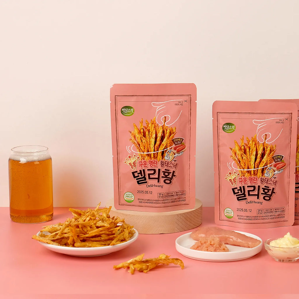 Deli Hwang Roasted Pollack Strips #Roasted Pollack Roe 20g