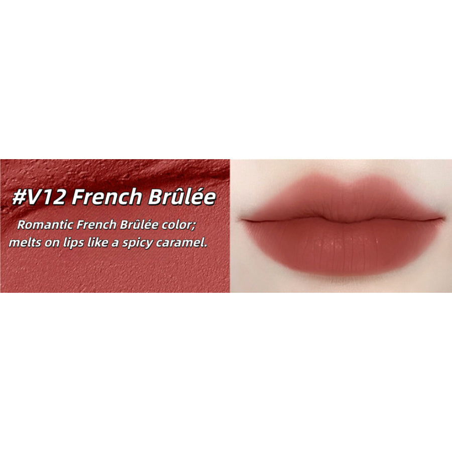 MOOEKISS Velvet Matte Lip Mud V12 French Brulee