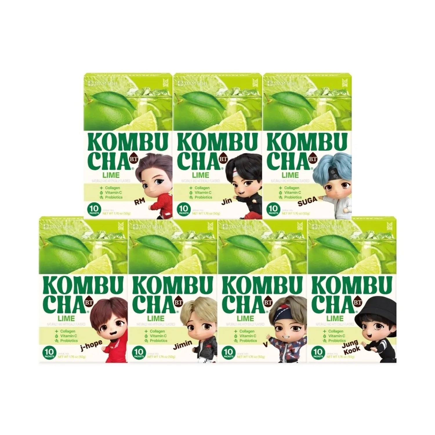 Damtuh Kombucha BT Lime 10T TinyTAN Special Edition