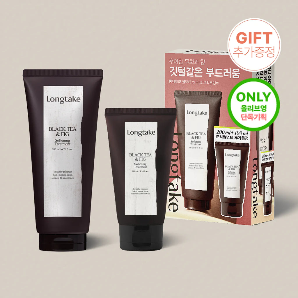 Longtake Treatment 200mL Set (+100mL) (Sandalwood/Black Tea & Fig)