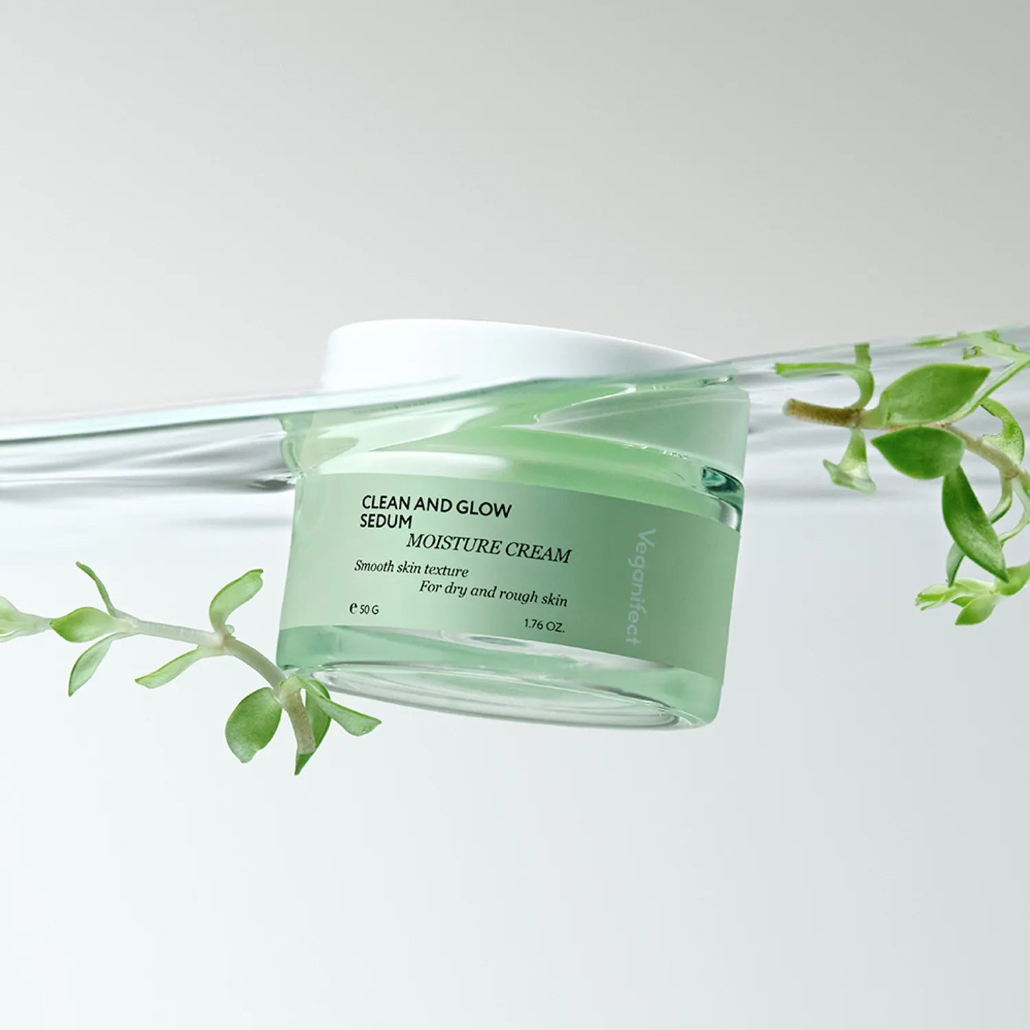 Veganifect Clean & Glow Green Sedum Moisture Cream 50g