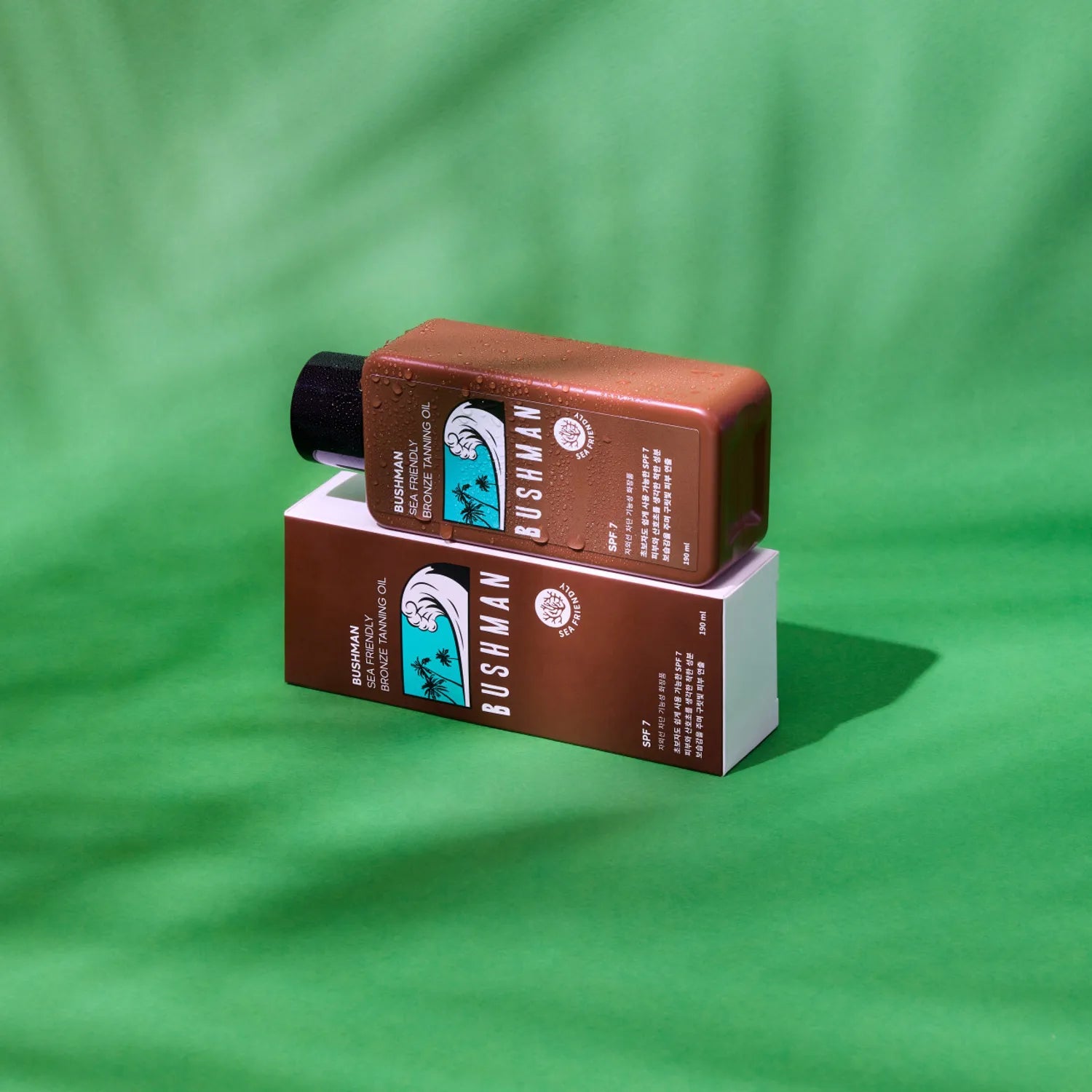 Bushman Sea Friendly Bronze Taning Oil 190ml Set (+Daily Sun Cream 20ml)