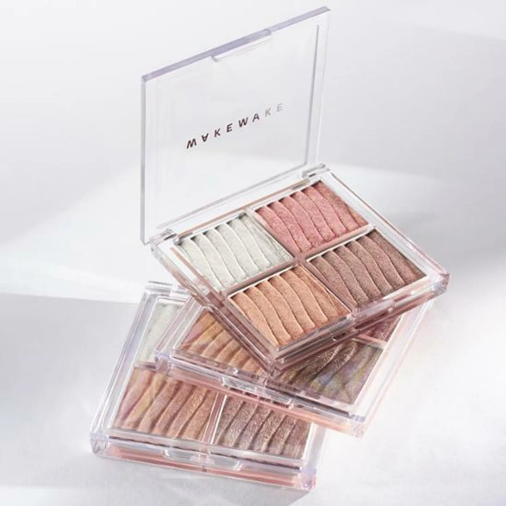 WAKEMAKE Glow Contouring Highlighter Palette