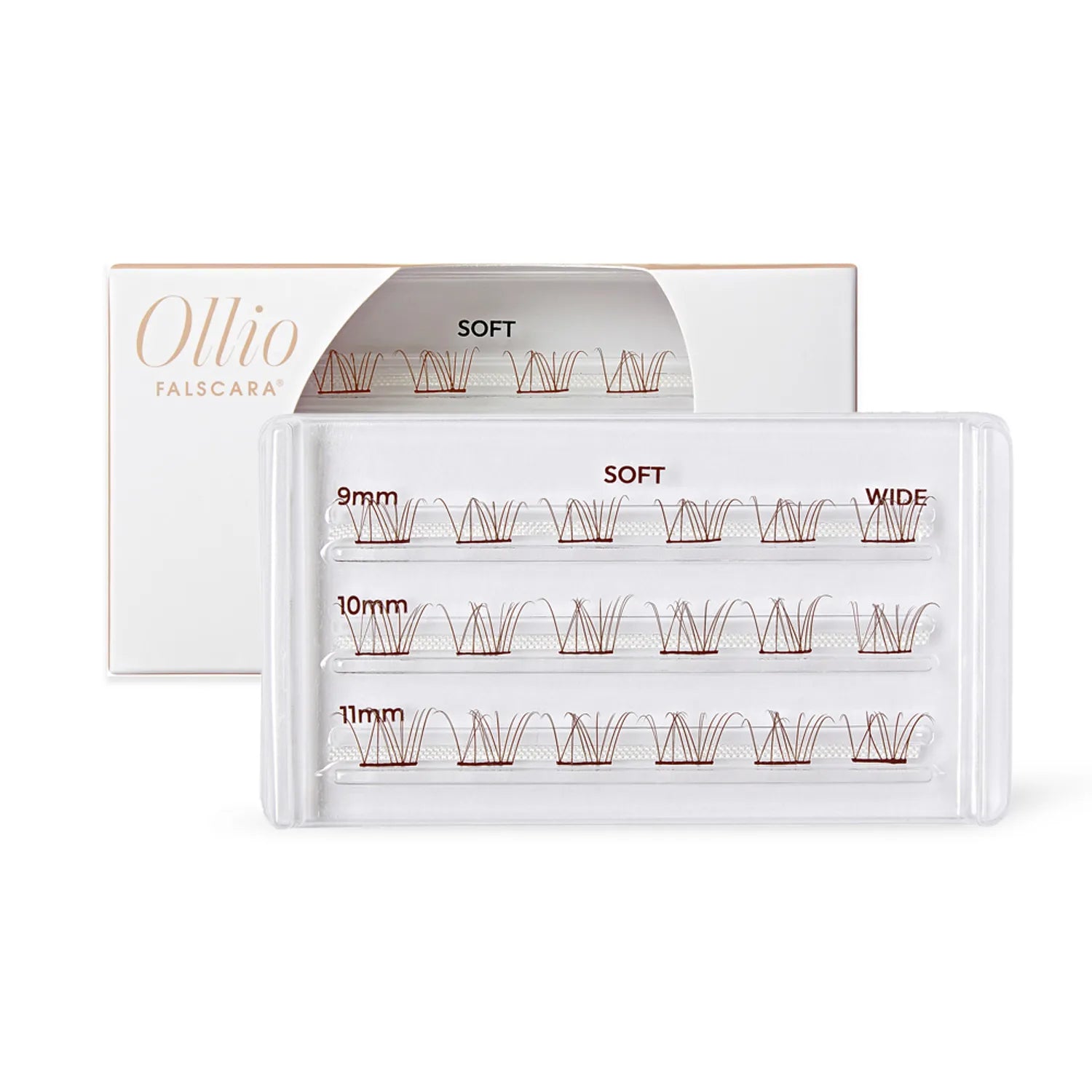 Ollio Falscara Eyelash [Single PACK] (9/10/11mm) 18pcs