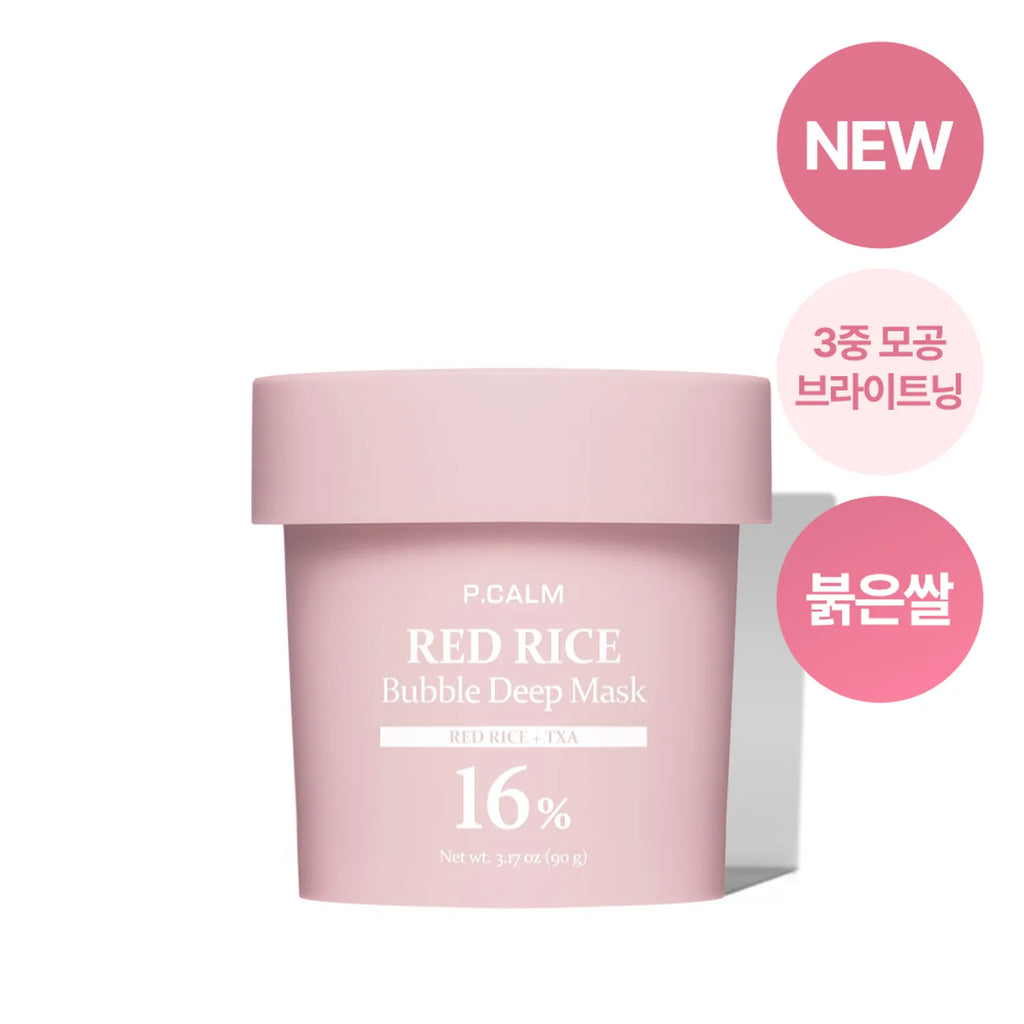 P.CALM Red Rice Bubble Deep Mask 90g