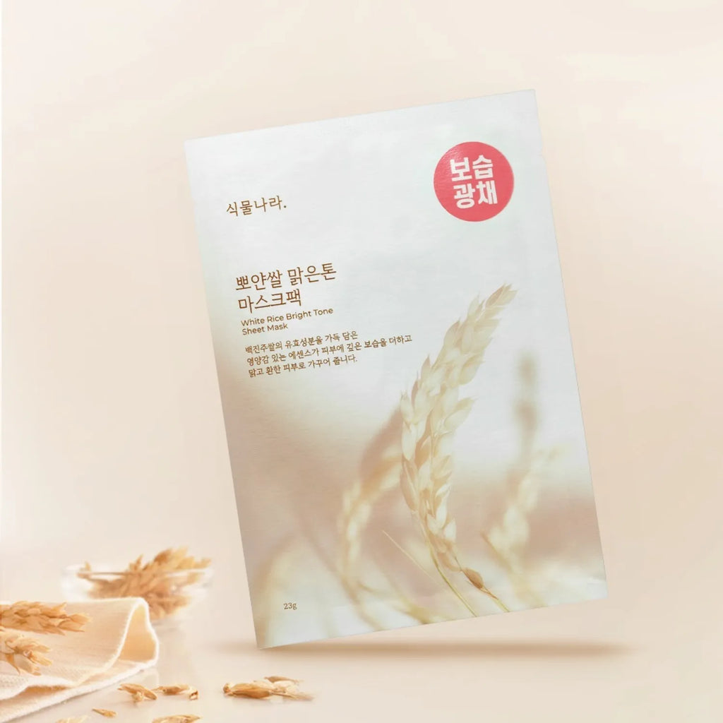 Shingmulnara White Rice Bright Tone Sheet Mask 1ea