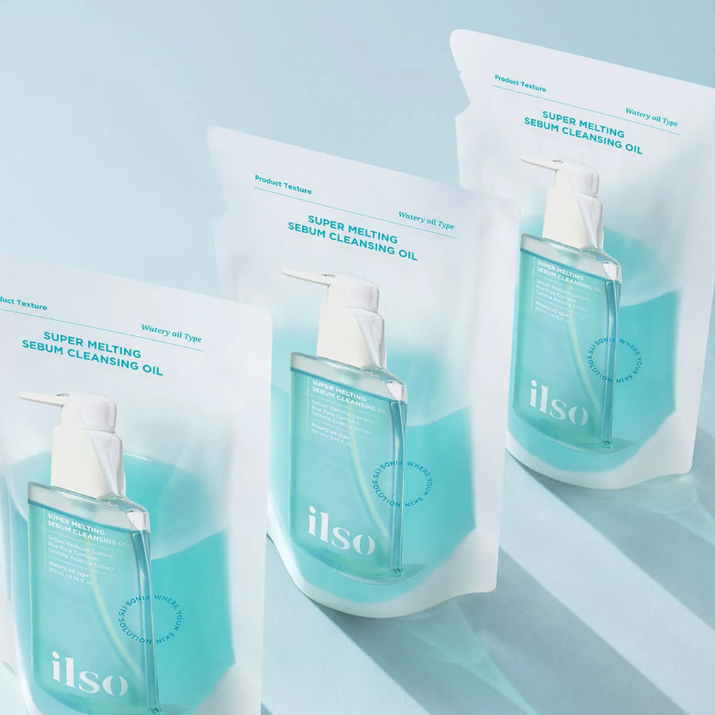 ilso Super Melting Sebum Cleansing Oil 200ml Set (+Refill 200ml)