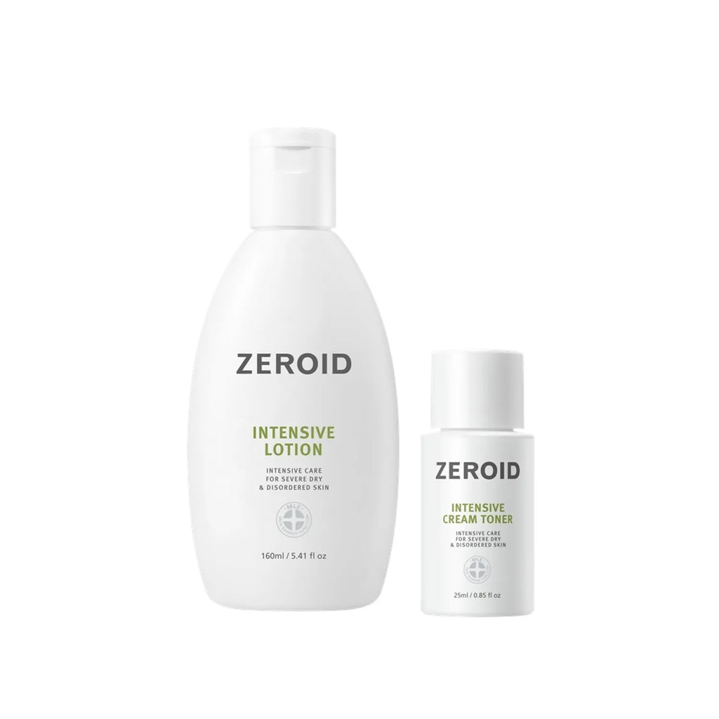 ZEROID Intensive Lotion 160ml Set (+Cream Toner 25ml)