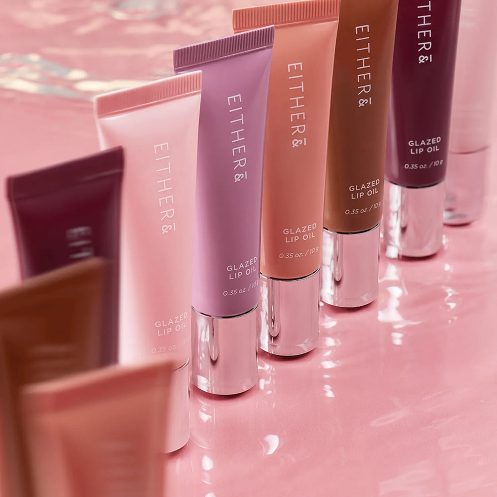 EITHER& Glazed Lip Oil (5 Colors)