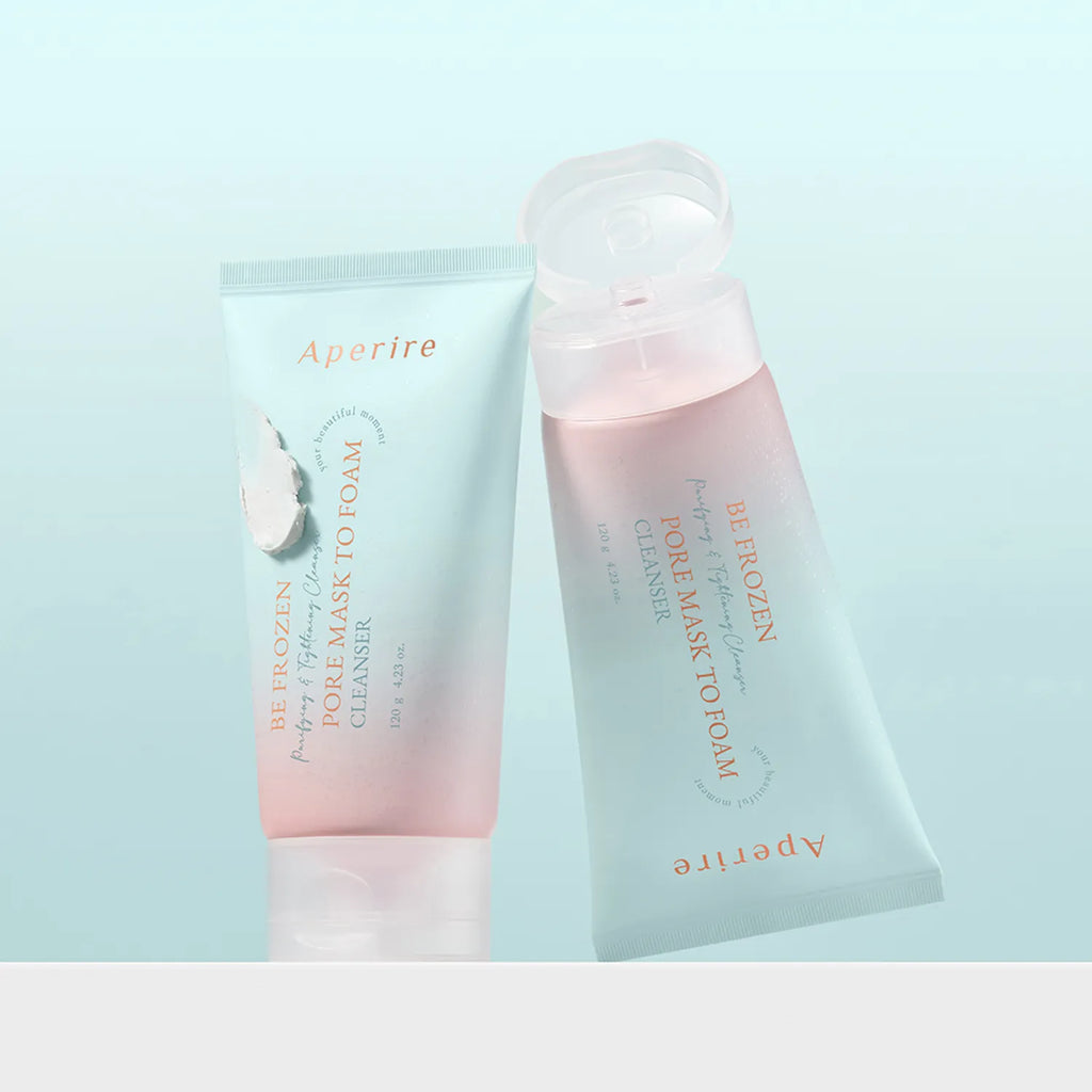 Aperire Be Frozen Pore Mask To Foam Cleanser 120g