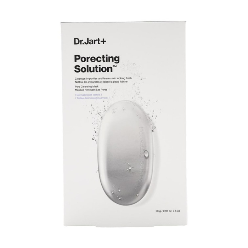 Dr.Jart+ Dermask Ultra Jet Porecting Solution Bubbling Charcoal Masks 5 Sheets