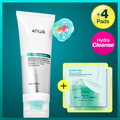 Anua PDRN Hyaluronic Acid Moisturizing Cleansing Foam 150ml Set (+PDRN Pad 2P*2ea)