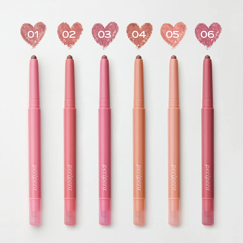 peripera Puffy Plumping Dew Lip Pencil (6 Colors)