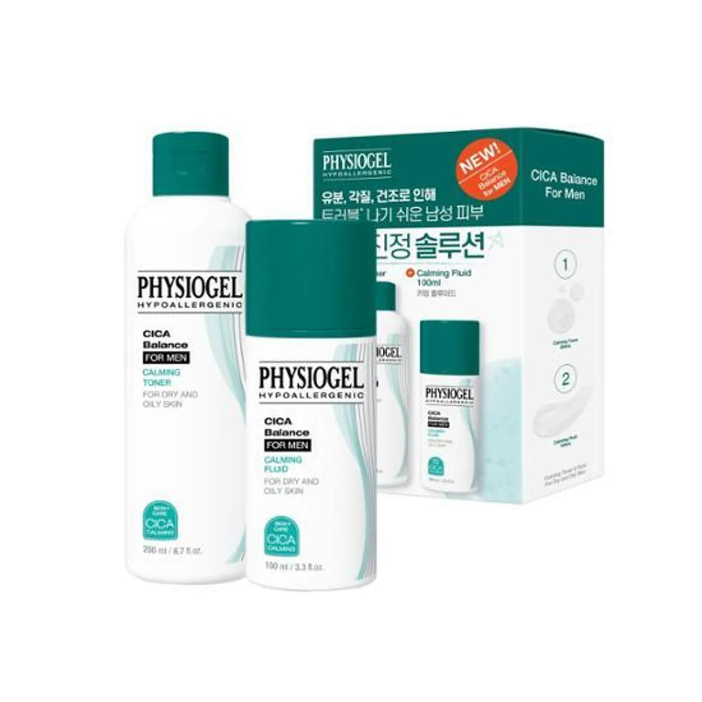 PHYSIOGEL Cica Balance For Men 2P Set (Toner 200ml+Fluid 100ml)