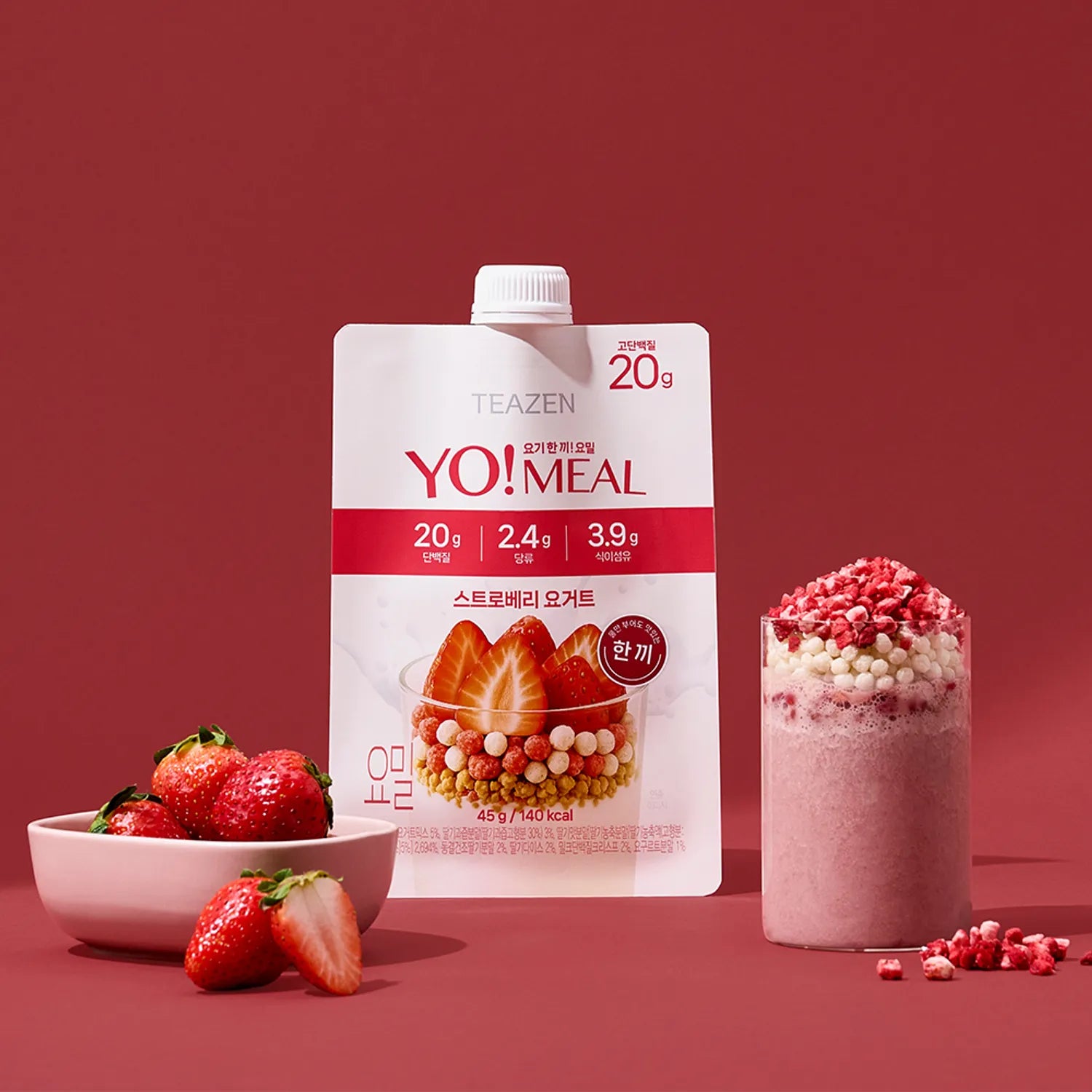 Teazen Yo! Meal #Strawberry Yogurt 45g