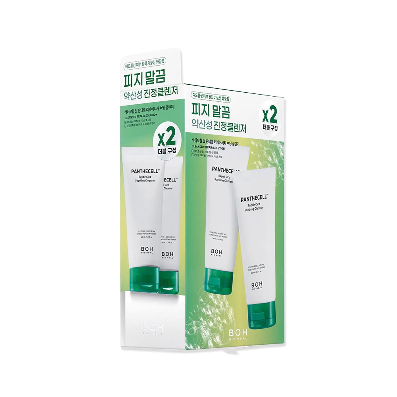 BIOHEAL BOH Panthecell Repair Cica Soothing Cleanser Double Pack