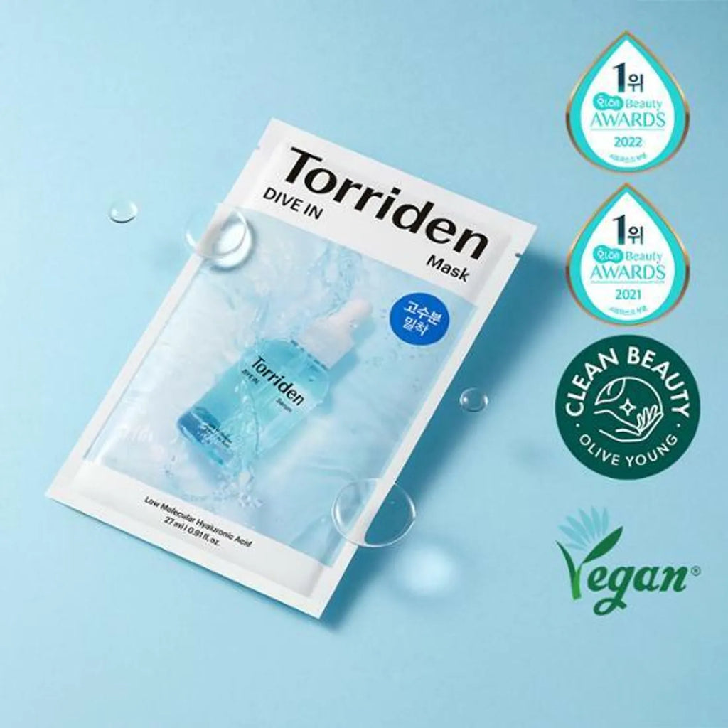 Torriden Dive-In Low Molecule Hyaluronic Acid Mask Sheet 1ea