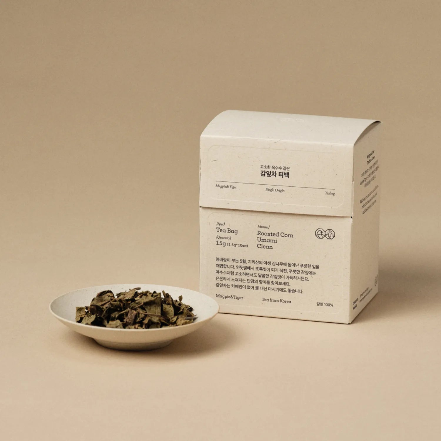 Magpie&Tiger Teabag #Persimmon Leaf Tea 1.5g 10ea