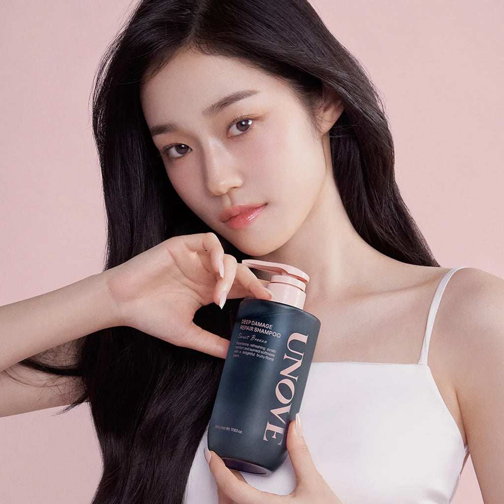 UNOVE Deep Damage Repair Shampoo 500g (Sweet Breeze/Rosy Aura)