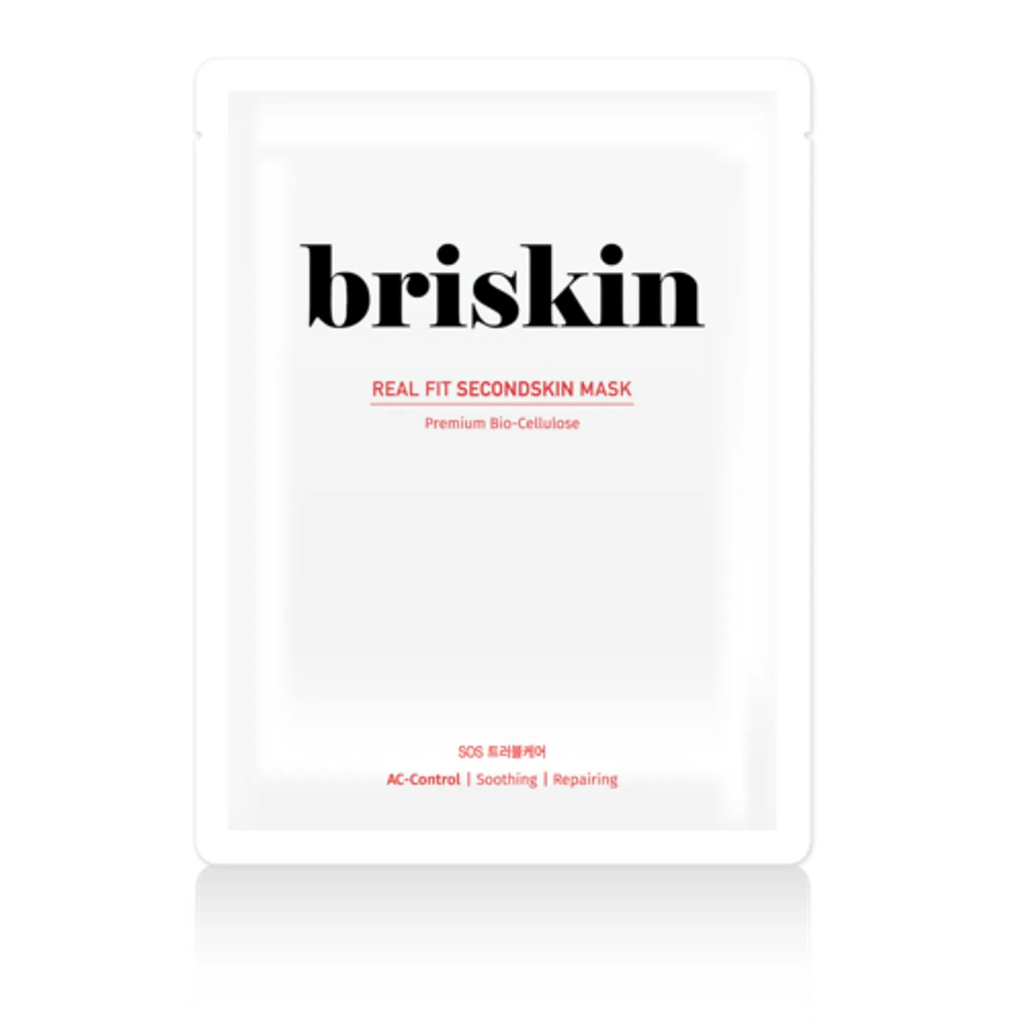 Briskin Real Fit Second Skin Mask Sheet SOS Trouble Care 10 Sheets