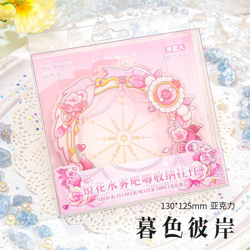 Anime Badge Display |  75mm Badge Acrylic Badge Case Charm Set