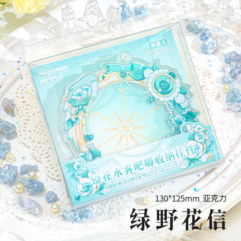 Anime Badge Display |  75mm Badge Acrylic Badge Case Charm Set