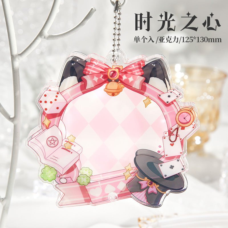Anime Badge Display |  75mm Badge Acrylic Badge Case Charm Set