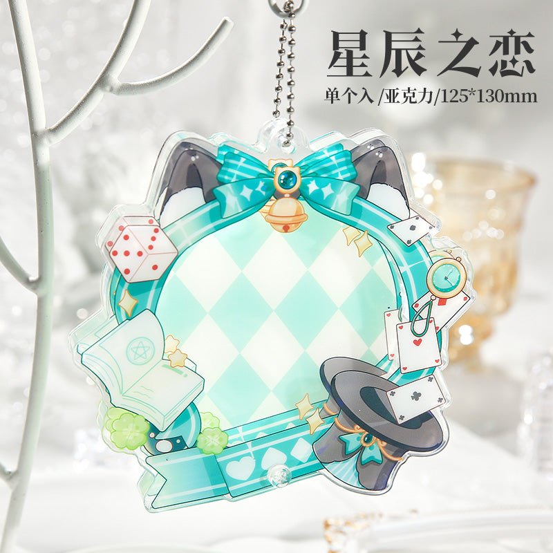 Anime Badge Display |  75mm Badge Acrylic Badge Case Charm Set