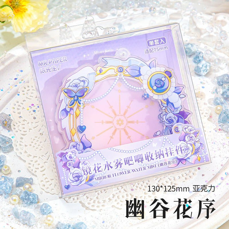 Anime Badge Display |  75mm Badge Acrylic Badge Case Charm Set