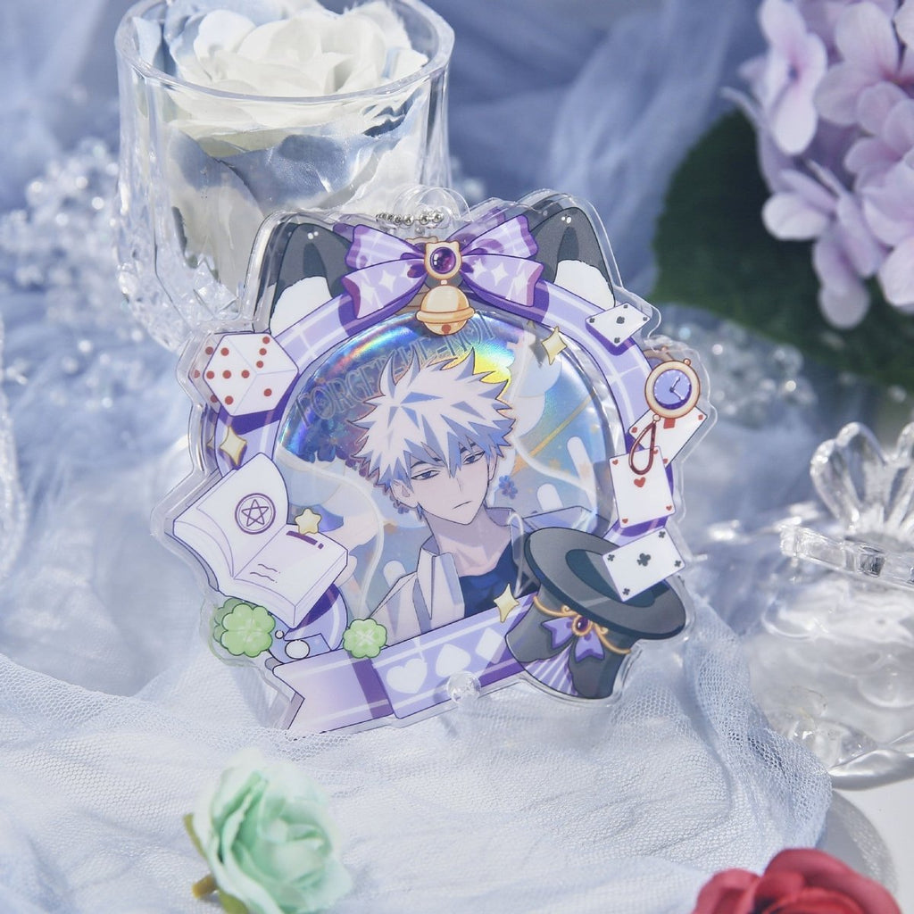 Anime Badge Display | Alice's Night Series Acrylic Badge Holder FUNIMECITY Goods Display - FUNIMECITY