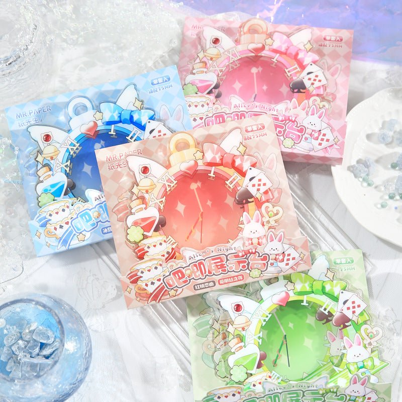 Anime Badge Display | Alice's Night Series Acrylic Badge Holder FUNIMECITY Goods Display - FUNIMECITY