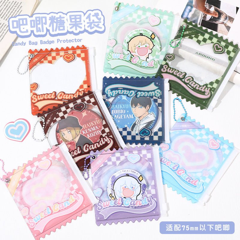 Anime Badge Display | Candy Bag Badge Case FUNIMECITY Goods Display - FUNIMECITY