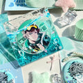 Anime Badge Display | Chen Ni Series Acrylic Gradient Water Ripple Badge Standee